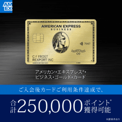 【AMEX】アメリカン・エキスプレス・ビジネス・ゴールド・カード　法人