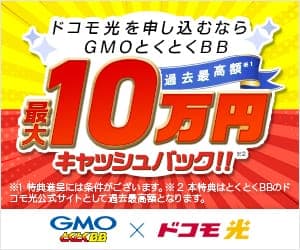 GMOインターネット株式会社／とくとくBB ドコモ光